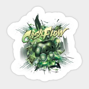 Cash Flow Hip Hop T-Shirt Sticker